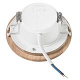  led ugradna svetiljka woody spot LED/5,5W/230V 4000K hrast, prečnik 10 cm | Eponuda.com