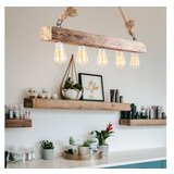 Opviq Vislica EREBOS 1, drvo, 100 x 7cm, visina 53 cm, 5 x E27 40 W, Erebos - 106-AV | shoptok.hr