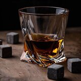  Zaobljen vrč z dvema kozarcema v leseni škatli | Shoptok.si