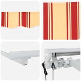  Električni zložljiv senčnik Rumena in oranžna 3,5 x 2,5 m, (5000205580) | Shoptok.si