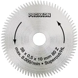 List krožne žage Super Cut št. 28014 (58 mm, Izvrtina: 10 mm, Število zobcev: 80 kos)