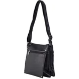 Fashion Hunters Black women's shoulder bag made of eco-leather