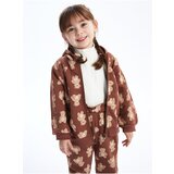 LC Waikiki Hooded Long Sleeve Printed Baby Girl Zipper Sweatshirt | Shoptok.si