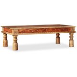  Klubska mizica trden mangov les in palisander 110x60x38 cm | Shoptok.si