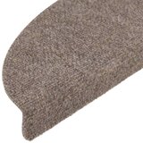  Prostirke za stepenice, samoljepljive, 20 kom. 56x17x3 cm, bež, poluokrugle | shoptok.hr