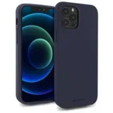 Soft Feeling silikonski ovitek za iPhone 15 Plus - moder