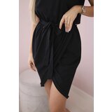 Kesi Tied dress with a clutch bottom black | shoptok.hr