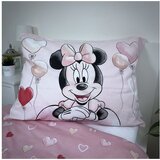 Jerry Fabrics Rožnata enojna bombažna otroška posteljnina 140x200 cm Minnie "Balloon" – | Shoptok.si