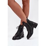 VINCEZA Insulated Women's Block Heeled Ankle Boots | Shoptok.si