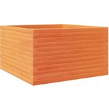Maison Chic Vrtno cvetlično korito - Cvetlični Lonec voščeno rjavo 80x80x46 cm trdna borovina, (21789662) | Shoptok.si