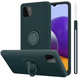 Cadorabo Ohišje, združljiv s Samsungom v tekoči zeleni barvi - zaščitni pokrov iz fleksibilnega silikona TPU z obročem, (20588985) Cene