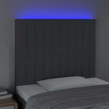  Uzglavlje tamnosivo 80x5x118/128 cm od tkanine | shoptok.hr