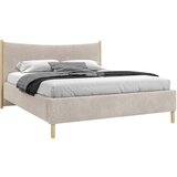 MID.YOU OBLAZINJENA POSTELJA 180 cm x 200 cm , les, tekstil, leseni material bež | Shoptok.si
