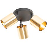 QAZQA Moderna pikčasta črna z zlato 3-light - Lofty | Shoptok.si