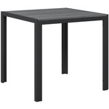 Ambia Garden VRTNA MIZA kovina, umetna masa siva, temno siva | Shoptok.si