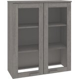 Furnova Zgornja omarica HAMAR svetlo siva 85x35x100 cm trdna borovina, (21950108) | Shoptok.si