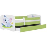 HAPPYKIDS OTROKA POSTELJA DREAMY SLONEK (VE BARV IN DIMENZIJ)-Zelena-80x160 | Shoptok.si