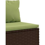  9-dijelni set vrtnih sofa s jastucima poliratan smeđi | shoptok.hr