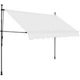vidaXL tenda na ručno uvlačenje s LED svjetlima 300 cm krem | shoptok.hr