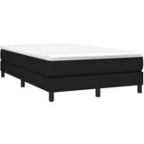  Krevet s oprugama i madracem crni 120 x 200cm od tkanine | shoptok.hr