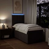 vidaXL Krevet s oprugama i madracem tamnosmeđi 80x200 cm od tkanine | shoptok.hr