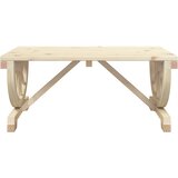  Vrtni stolić za kavu 90 x 50 x 40 cm od masivne jelovine | Eponuda.com
