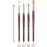  Ravna četkica za nokte Roubloff za modeliranje noktiju - no. 8 | shoptok.hr