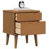  Nočna omarica Karamelna 40 x 35 x 48 cm Masivna borovina, (5000233642) | Shoptok.si