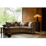 Dutchbone Črna/bela namizna svetilka s tekstilnim senčilom (višina 62 cm) Elon – | Shoptok.si