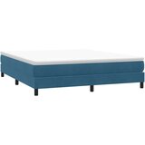  Krevet s oprugama bez madracem tamnoplavi 180x210 cm baršunasti | shoptok.hr