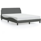 vidaXL Okvir za krevet Dover tamnosivi 137x190 cm od tkanine - Tamno siva 137 x 190 cm Cijene