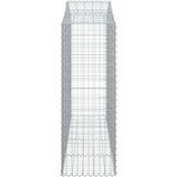  Lučne gabionske košare 4 kom 200x50x140/160cm pocinčano željezo | shoptok.hr