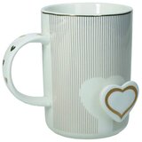 Brandani Lonček Amore Mio 8xh11cm / črte / porcelan, (5000199604) | Shoptok.si