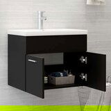 vidaXL ormarić za umivaonik crni 60 x 38,5 x 46 cm od iverice | shoptok.hr