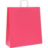  Papirnate vrećice 250 kom s ručkama ružičaste 45x17x48 cm | shoptok.hr