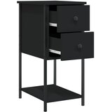  Noćni ormarići 2 kom crni 32 x 42 x 70 cm konstruirano drvo | shoptok.hr