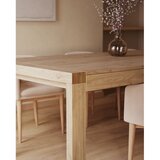 Kave Home Raztegljiva jedilna miza z dodatno ploščo v hrastovem dekorju 100x200 cm Briva – | Shoptok.si