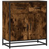 Maison Chic Komoda - Predalnik dimljeni hrast 68x35x76 cm inženirski les, (21718430) Cene