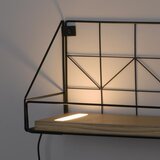 LEUCHTEN DIREKT 15277-18 - Polica sa LED osvetljenjem BOARD 2xLED/1,75W/230V 45 cm | Eponuda.com