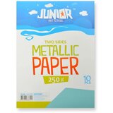 Junior jolly Metallic Paper, papir metalik, A4, 250g, 10K, odaberite nijansu Tamno Plava Cene