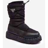 Kesi Women's snow boots with thick soles, black Luretto | Shoptok.si