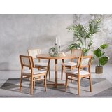 Hanah home trpezarijski sto i 4 stolice Puffy | ePonuda.com