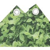  Vrtni zaslon za privatnost uzorak biljke zeleni 500x90 cm PVC | shoptok.hr