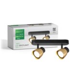 Greentech LED SPOT SVETILJKA GU10 X 2 ZLATNO-CRNA Cene