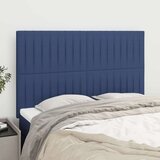  Posteljno vzglavje 4 kosa moder 72x5x78/88 cm blago, (20953385) Cene