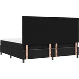  s opruga kutije s madracem Crna 200 x 200 cm tkanina | shoptok.hr