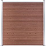 vidaXL vrtna ograda od WPC-a 1564 x 186 cm smeđa | shoptok.hr