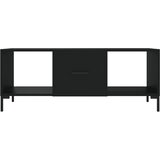  Stolić za kavu crni 102 x 50 x 40 cm od konstruiranog drva | Eponuda.com