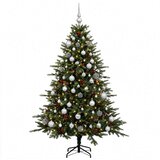  Umjetno božićno drvce s kuglicom 210 cm 300 LED lampica | shoptok.hr