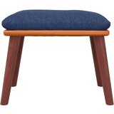 Stolček za noge moder 45x29,5x35 cm blago in umetno usnje, (20983899) | Shoptok.si